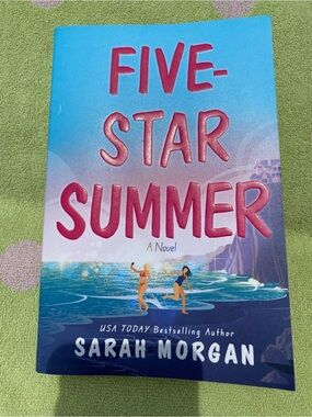 T.J.Maxx Blue and Pink "Five-Star Summer" Paperback Novel